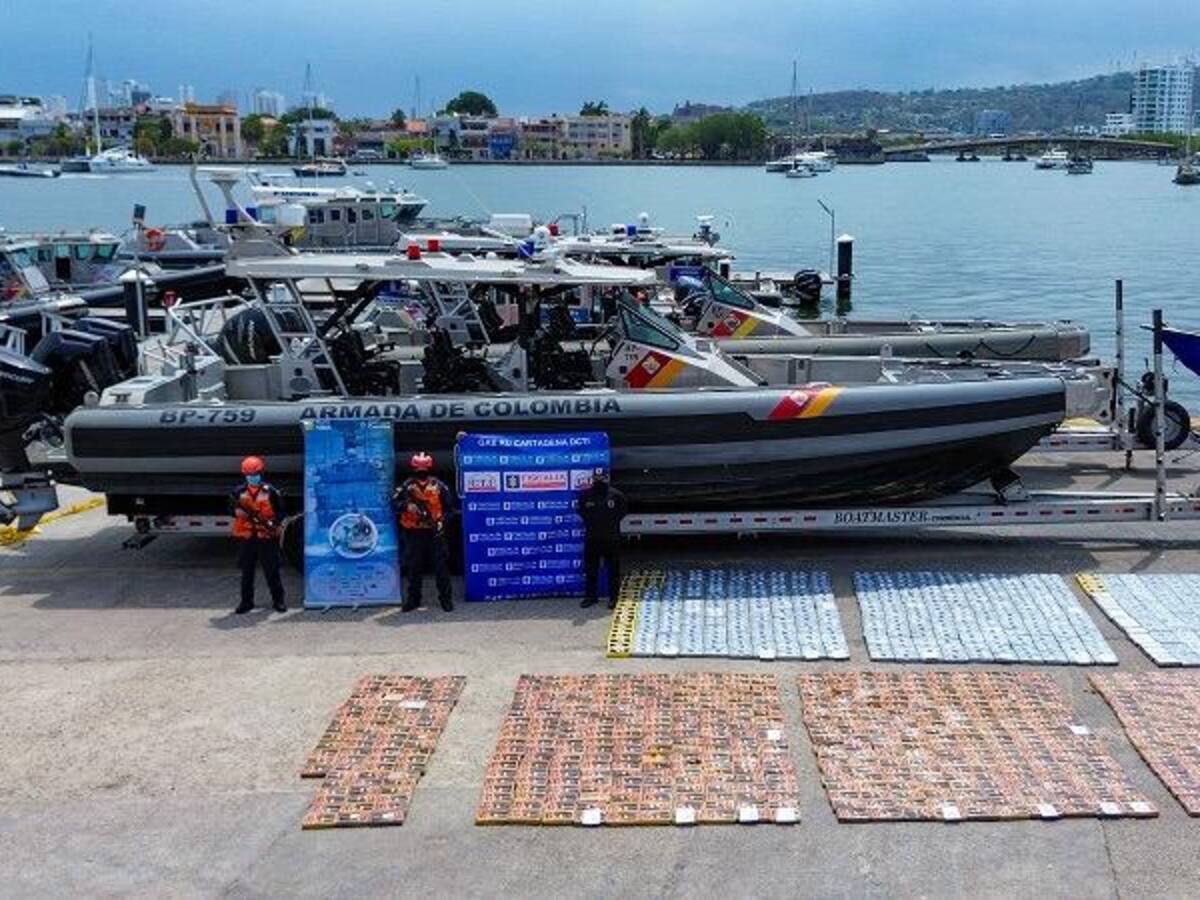 Fuerza Naval del Caribe incautó más 100 toneladas de cocaína durante el año 2025