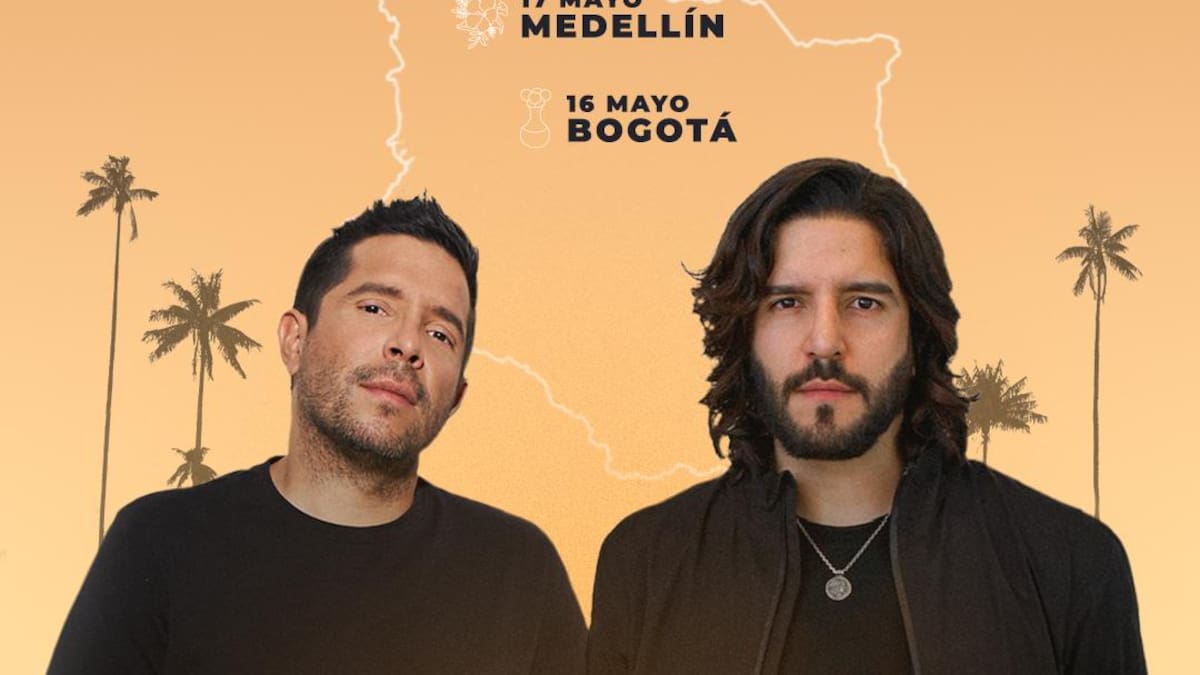 Cali y el Dandee estará en Colombia con su gira Dejavú Tour 2025