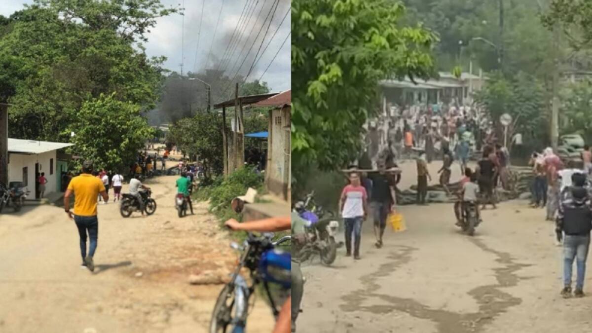 Sitiada la base militar de El Tarra en Catatumbo por 400 familias migrantes