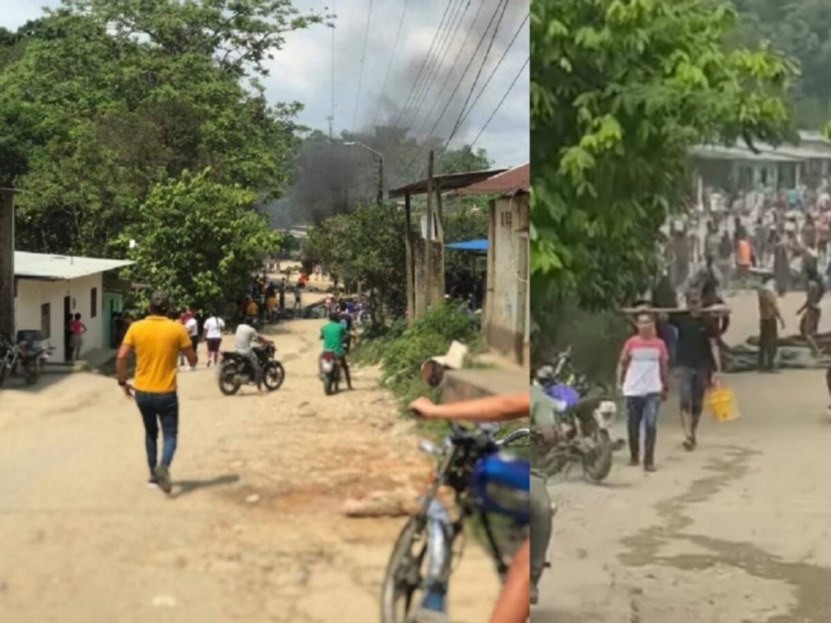Sitiada la base militar de El Tarra en Catatumbo por 400 familias migrantes