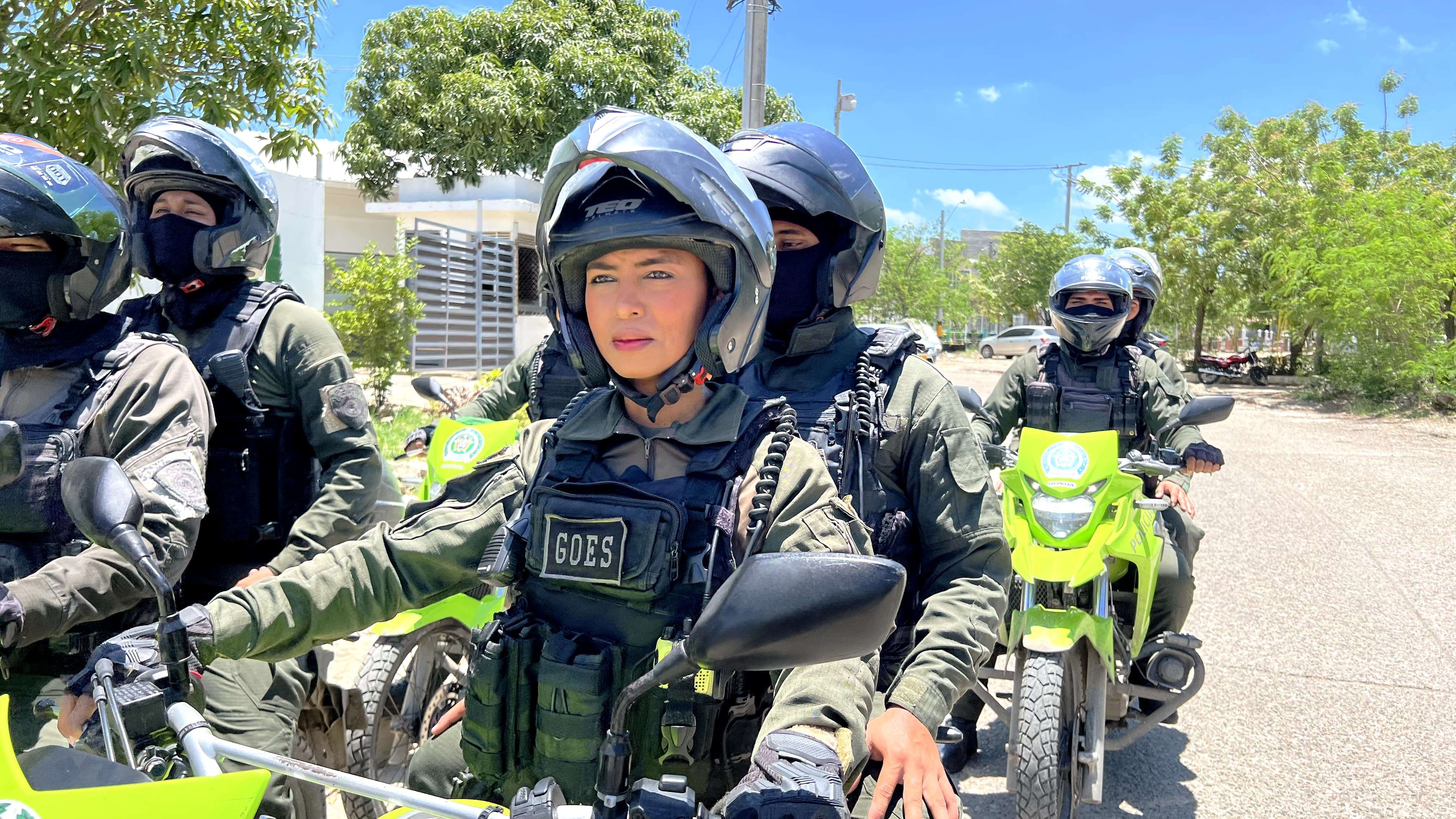 Policía, madre y líder de un Grupo de Operaciones Especiales en Cartagena