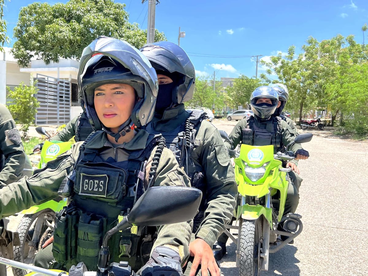 Policía, madre y líder de un Grupo de Operaciones Especiales en Cartagena