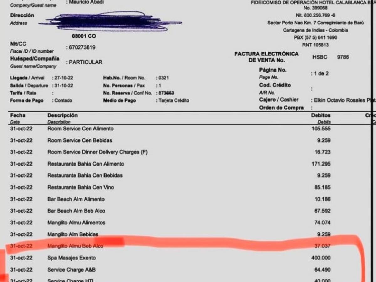 400 mil pesos por un masaje: Flavia Dos Santos denunció cobro excesivo en un hotel