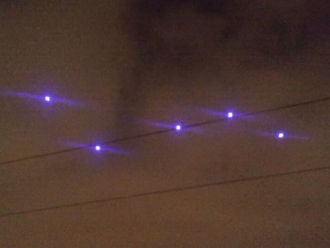 Fenómeno de extrañas luces en el cielo de Bogotá se toma las redes sociales