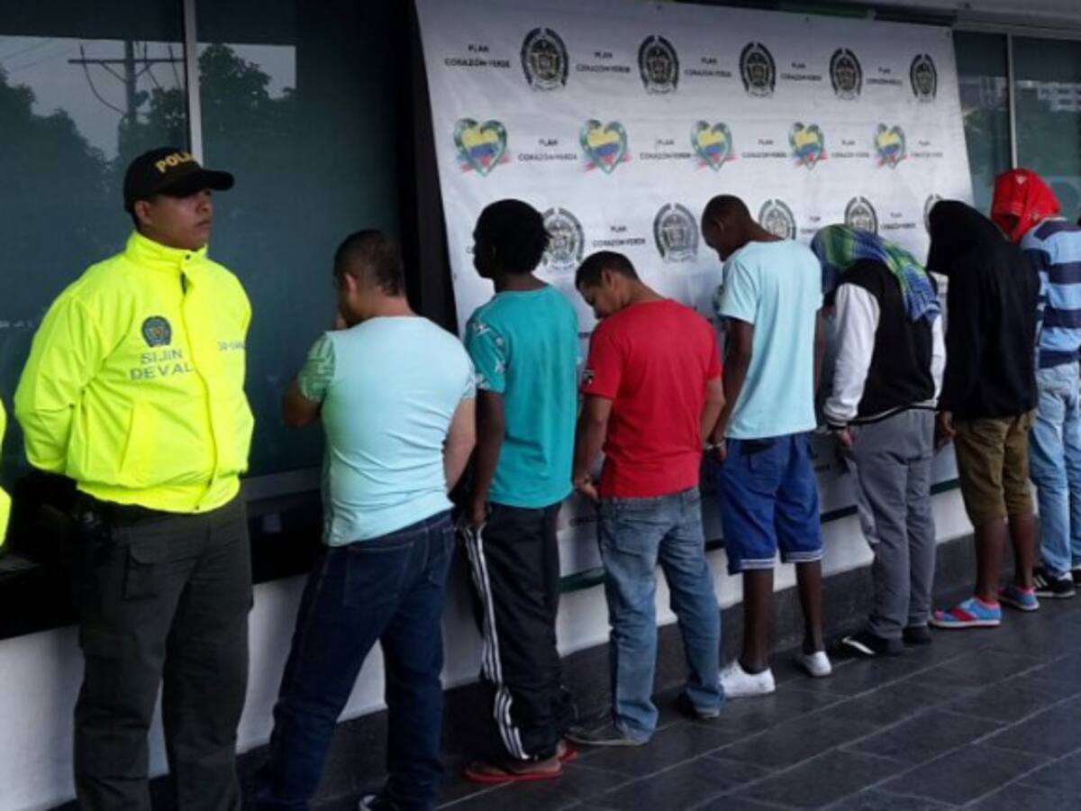 Capturados 11 integrantes de banda ‘Los Hori’ en Florida, Valle