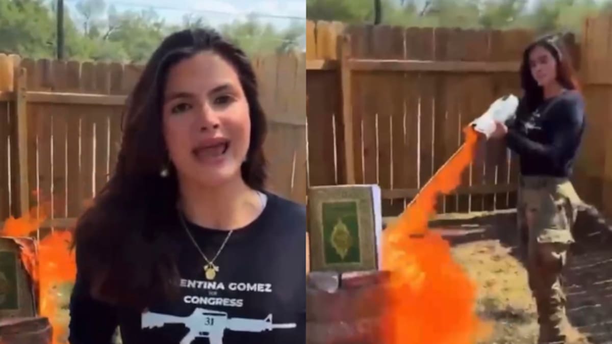 Valentina Gómez: la candidata colombiana que quema un Corán en su campaña al Congreso en Texas