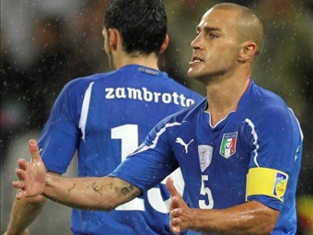Fabio Cannavaro completó 4 mundiales
