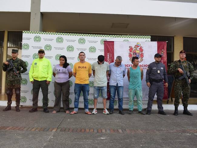 El Bosque, La Consolata y el Rosal de Florencia. Foto Policía Caquetá
