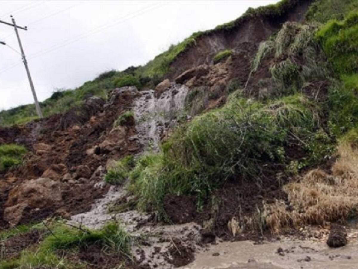 Alerta por fenómeno de remoción en masa en La Ermita