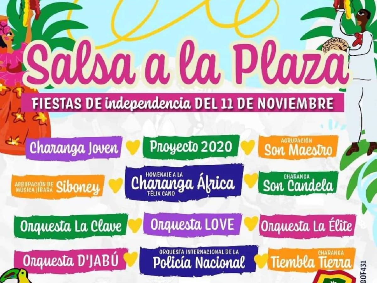 La salsa será protagonista en la Plaza de la Proclamación