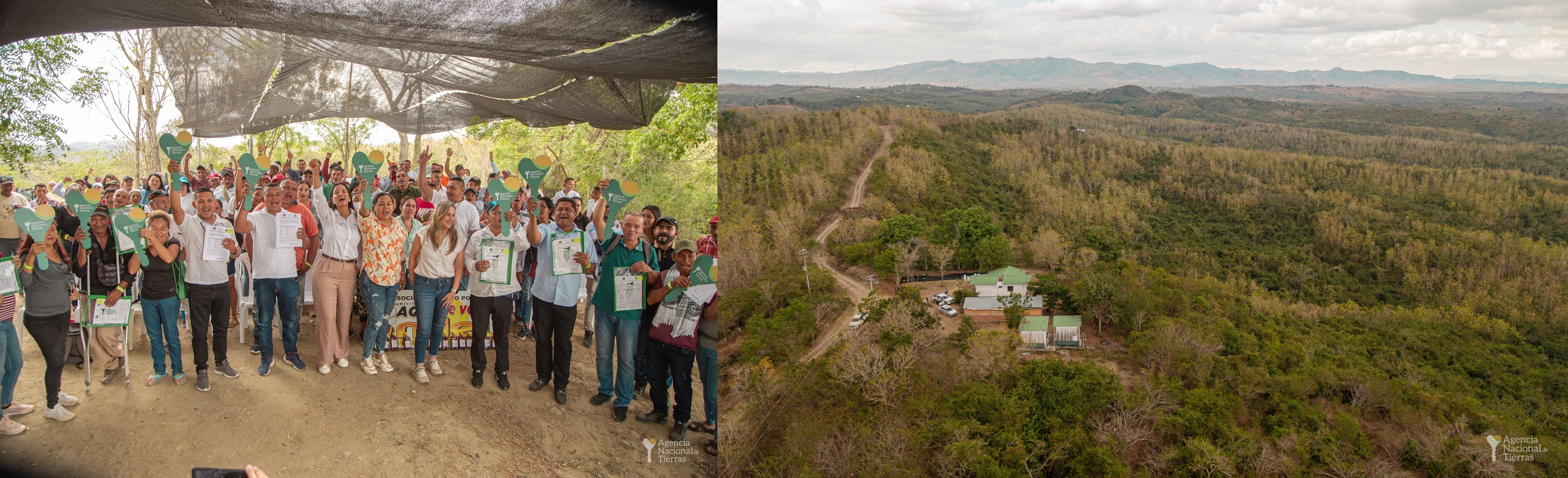 Entregan más de mil hectáreas de tierra productiva a campesinos de Bolívar y Sucre