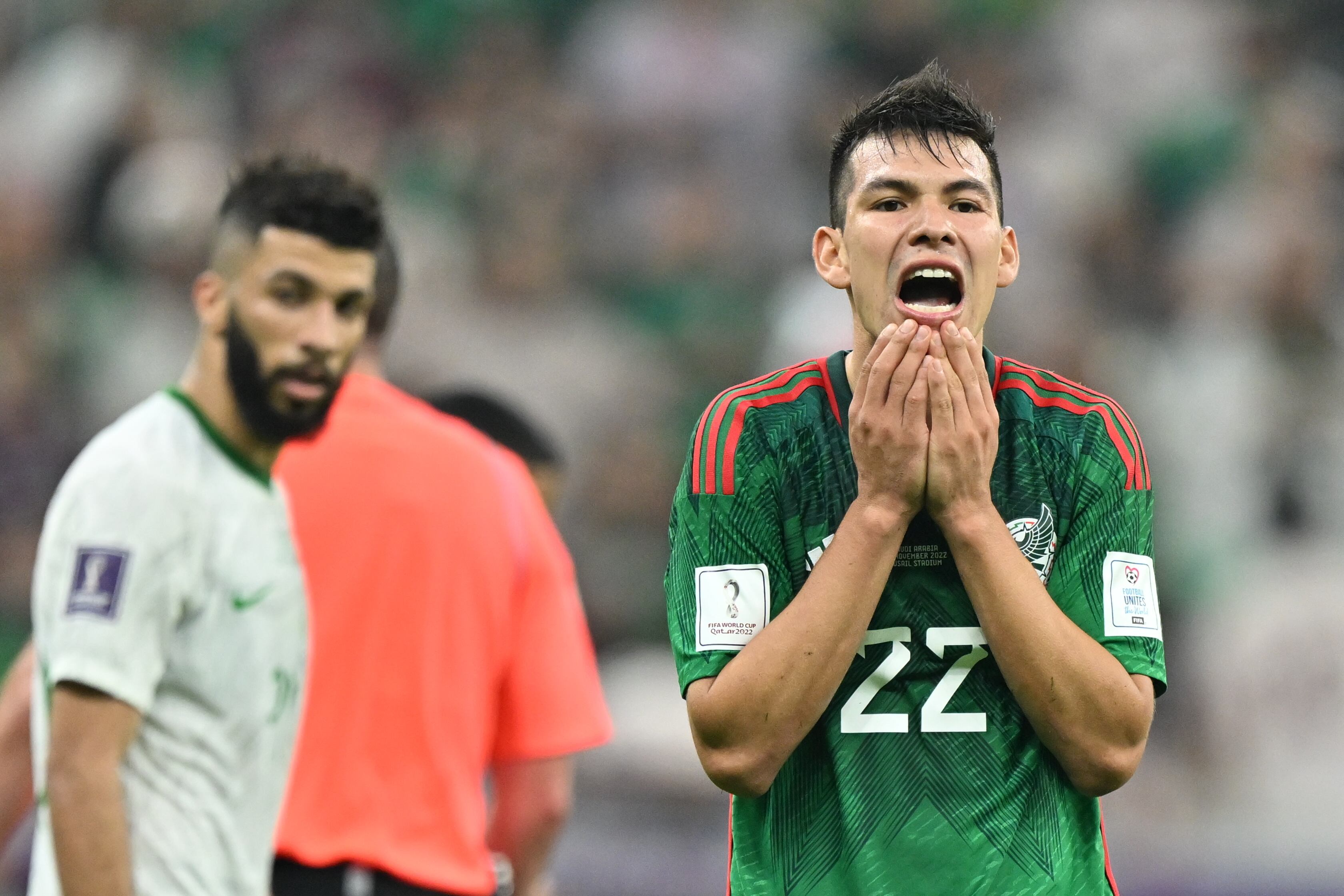 Hirving Lozano no pudo salvar a México. (Photo by Mustafa Yalcin/Anadolu Agency via Getty Images)
