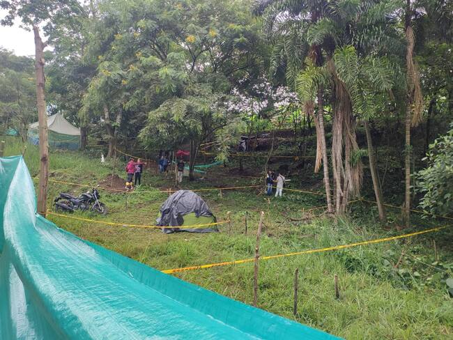 Un grupo de familias invadió este lote en el barrio Topacio de Ibagué