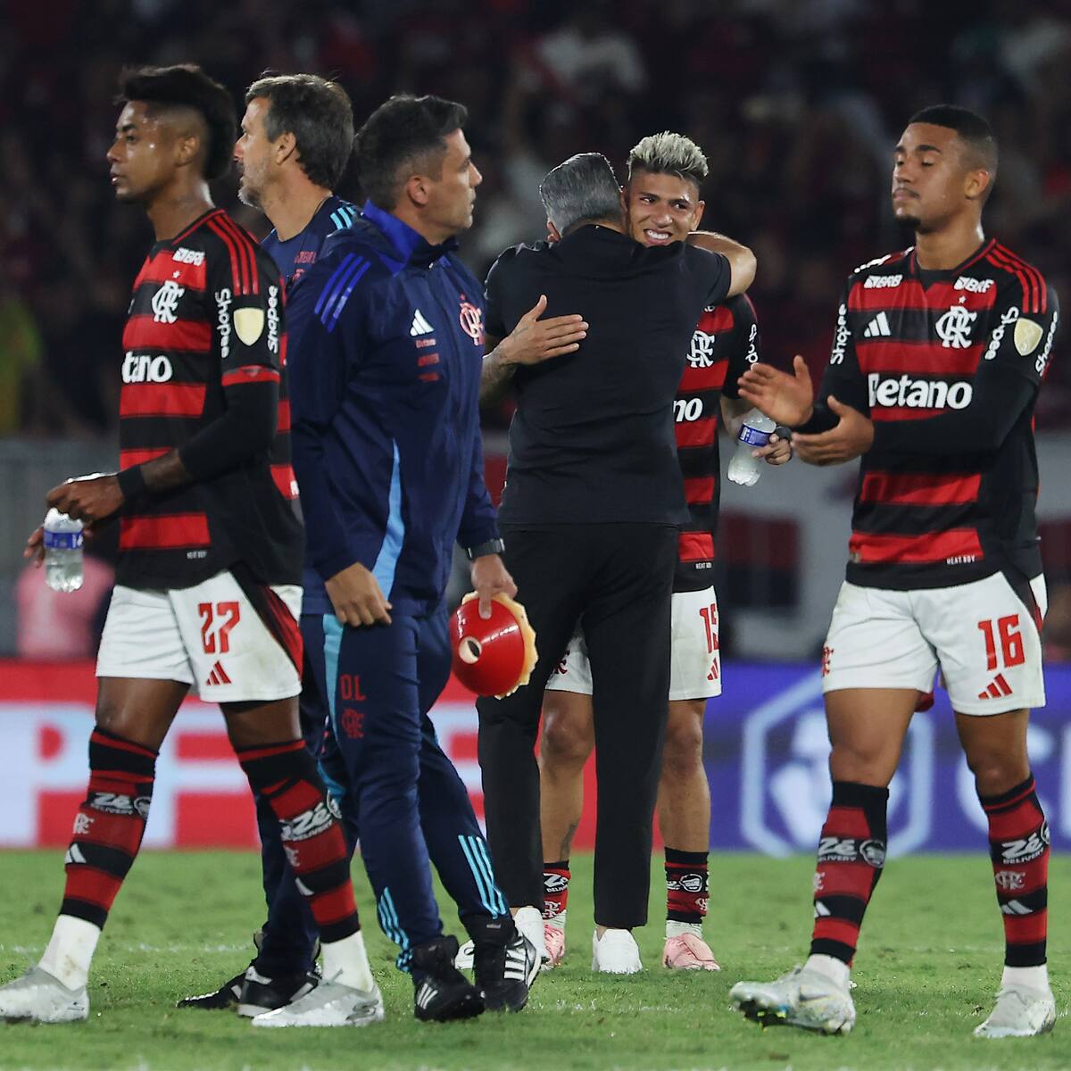DT de Flamengo elogia a Jorge Carrascal tras su gol en Libertadores: “Fue el jugador del partido”