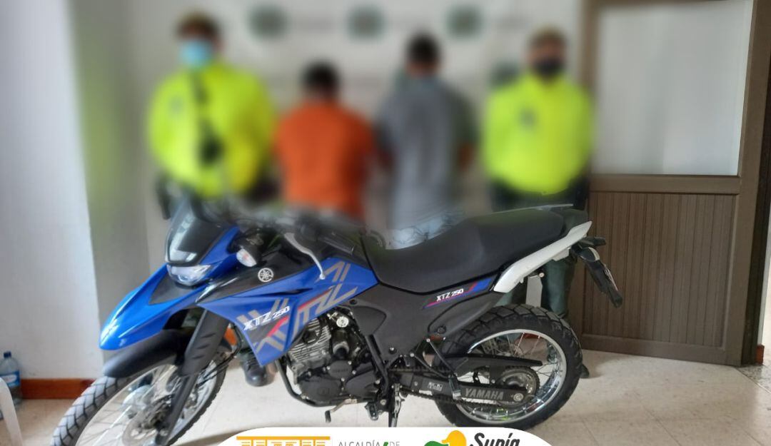 Capturados en flagrancia por el delito de falsedad marcaria