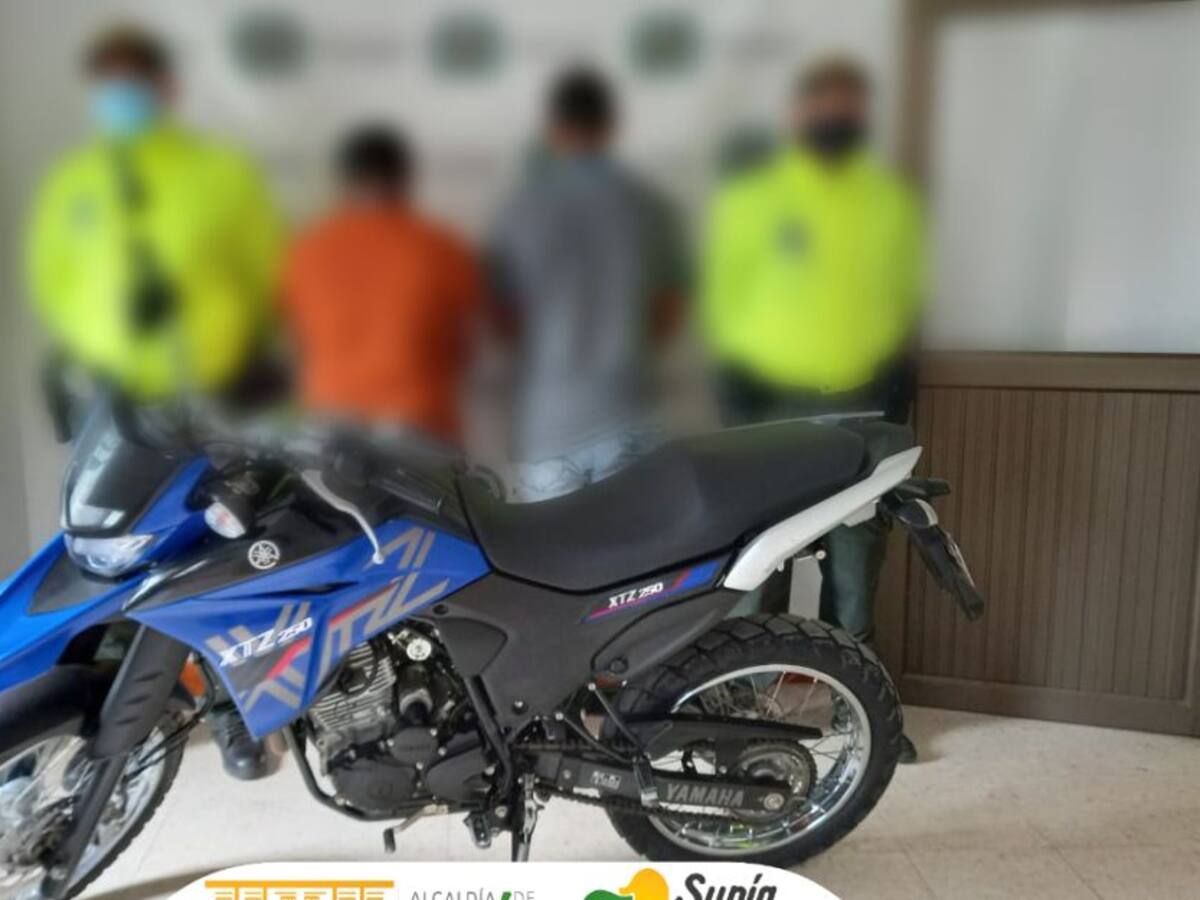 Detienen a dos hombres en Supía por el delito de falsedad marcaria