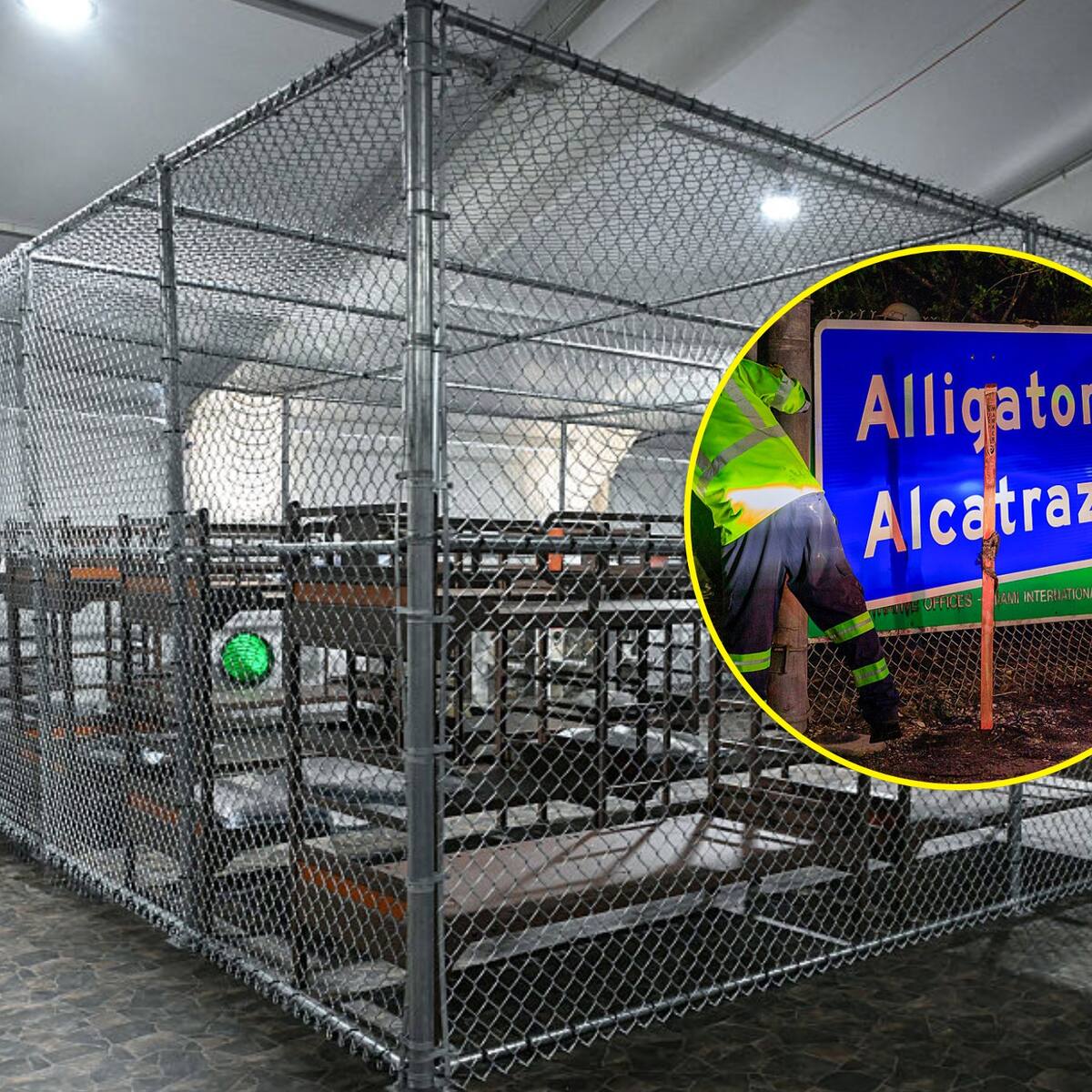 “Es más un campo de concentración que una prisión”: duro relato de detenido en Alligator Alcatraz