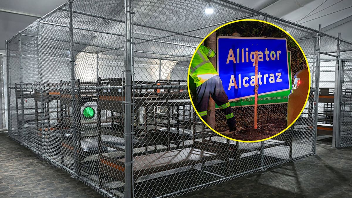 Inmigrantes en ‘Alligator Alcatraz’ fueron trasladados ante riesgo de huracanes