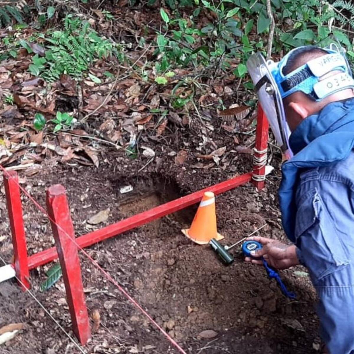 Desactivan dos nuevas minas antipersona en Huila
