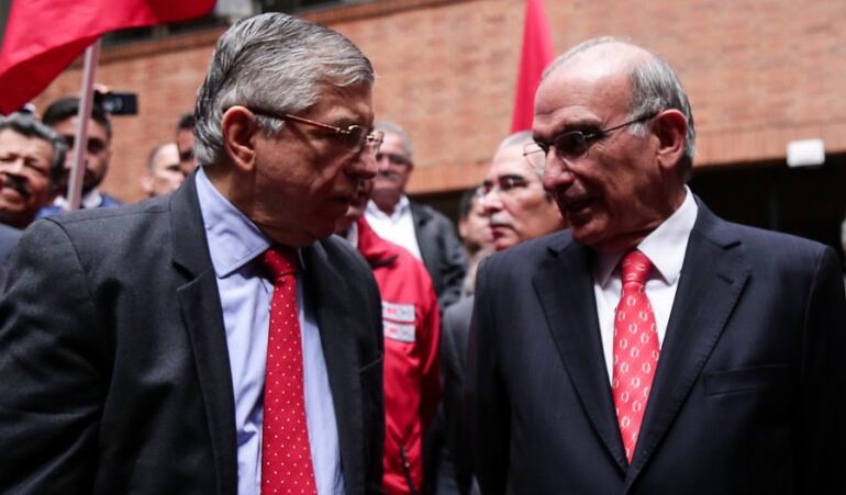 César Gaviria y Humberto de la Calle