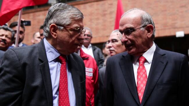 César Gaviria y Humberto de la Calle