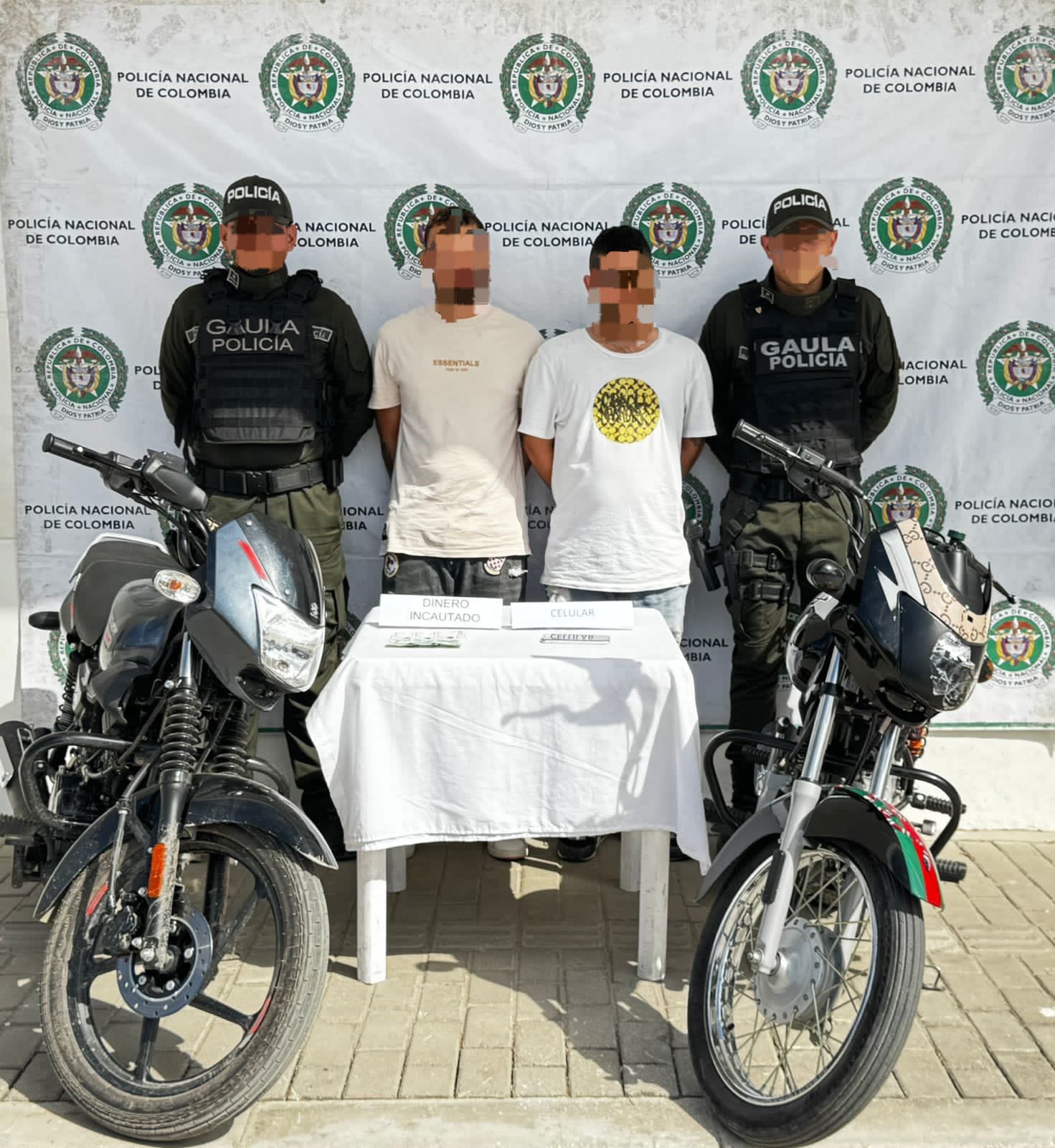 Capturan a dos presuntos integrantes de las ACSN por extorsión en Santa Marta/ MESAN  