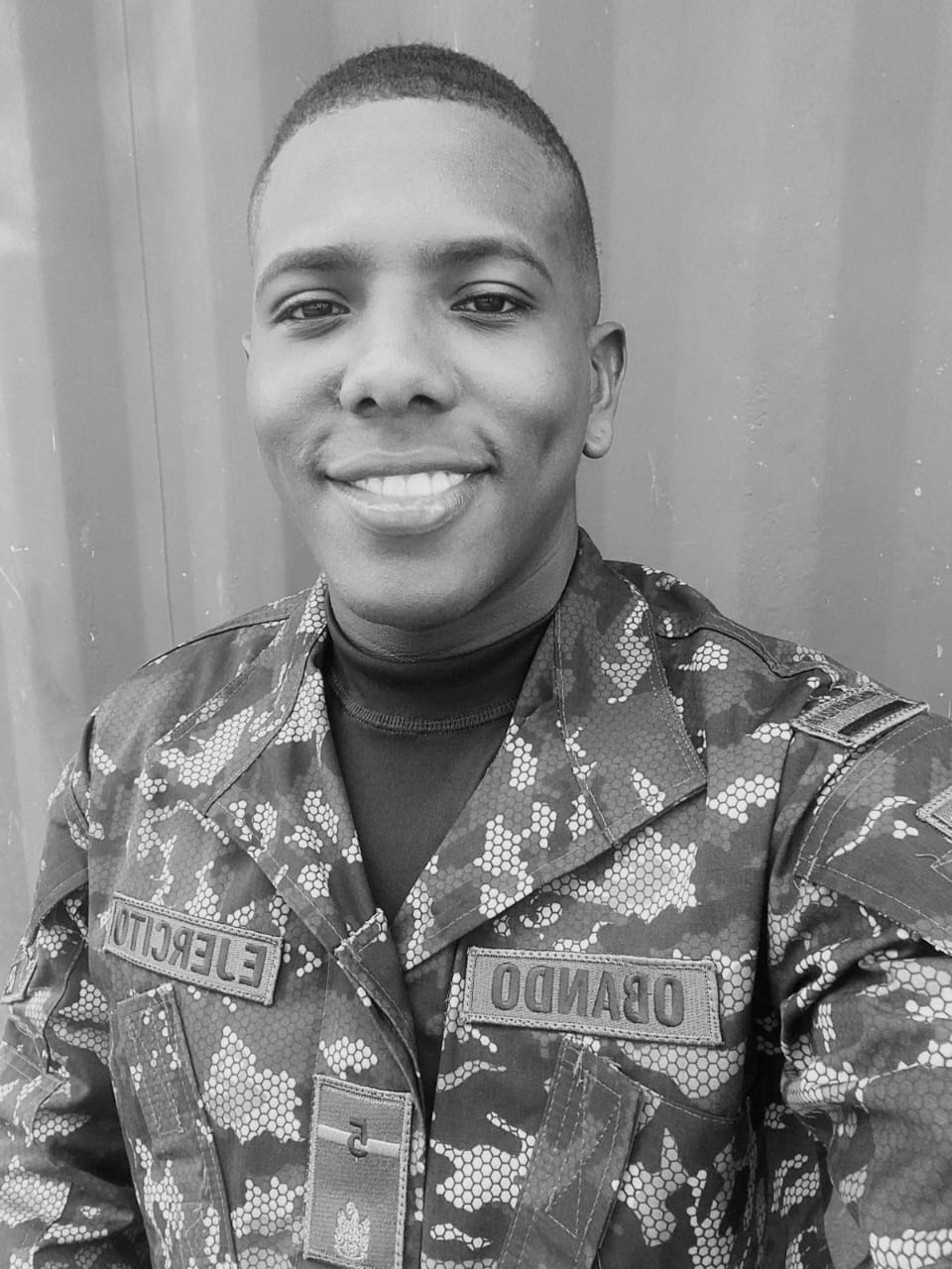 La familia del soldado Edier Enrique Obando Rengifo, hace un llamado a las autoridades para que se esclarezcan las causas del accidente. Foto: Cortesía de la familia.