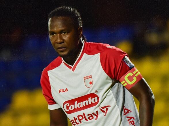 Hugo Rodallega, goleador y capitán de Independiente Santa Fe / @SantaFe