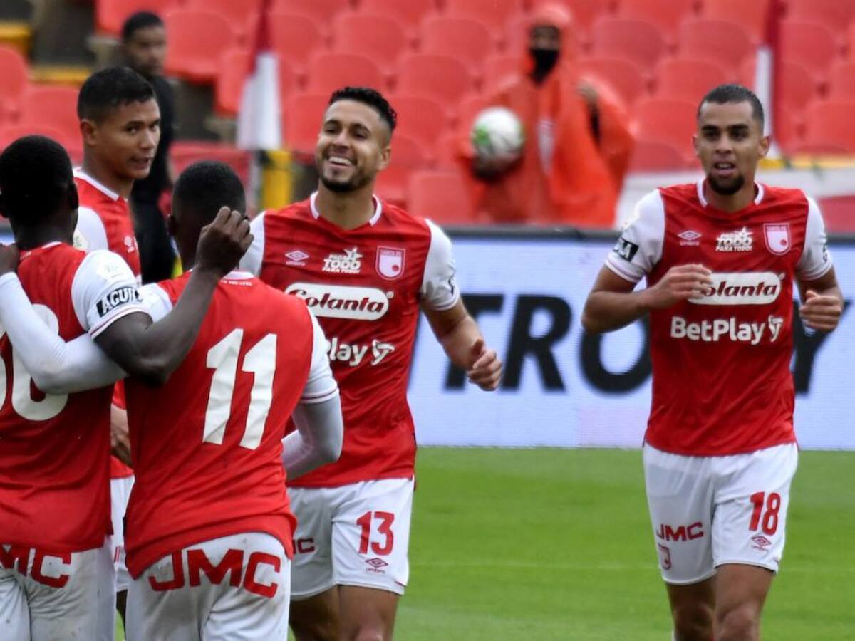 Santa Fe sigue en racha: Le ganó 2-0 a Bucaramanga en fecha 6 de Liga