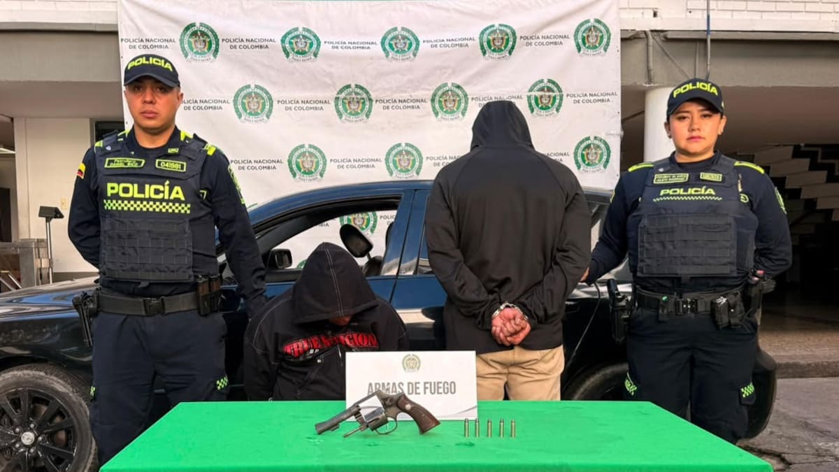 Con un revólver y un carro para discapacitados: sorprendieron a dos presuntos fleteros