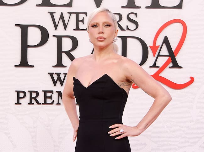 NEW YORK, NEW YORK - APRIL 20: Lady Gaga attends the premiere of "The Devil Wears Prada 2" at Lincoln Center on April 20, 2026 in New York City. (Photo by Taylor Hill/WireImage)