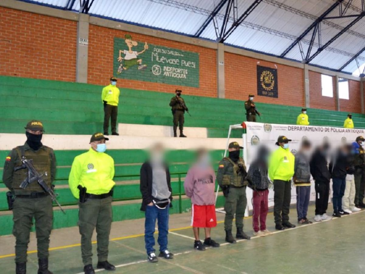 26 personas fueron capturadas en dos operativos en Rionegro y Santuario