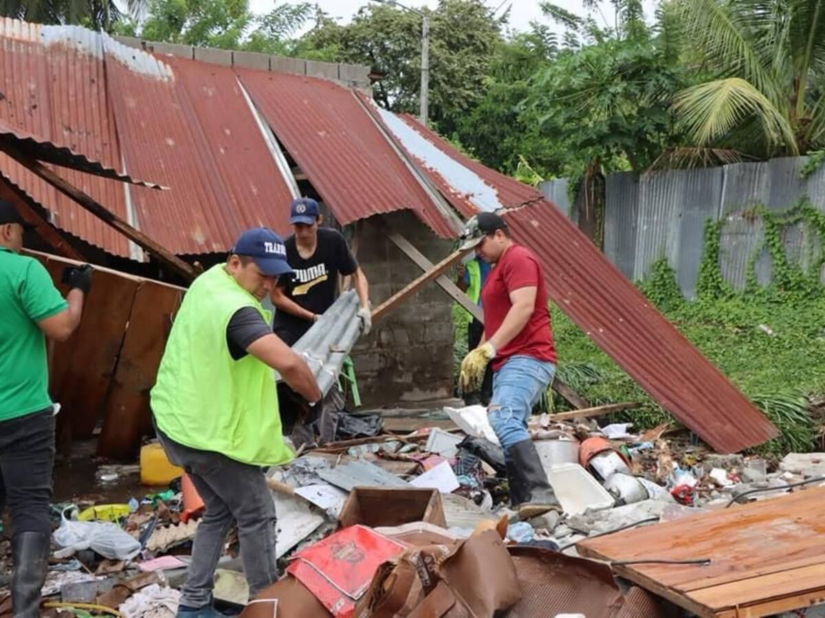 Gran parte de La Dorada, Caldas se vio afectada por las fuertes lluvias que se presentaron