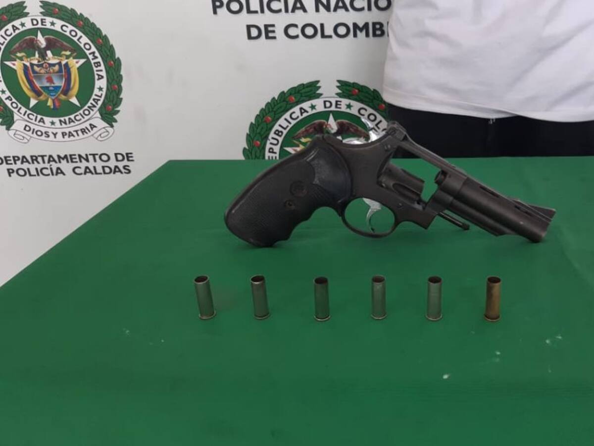 Detenido en Chinchiná por porte ilegal de armas