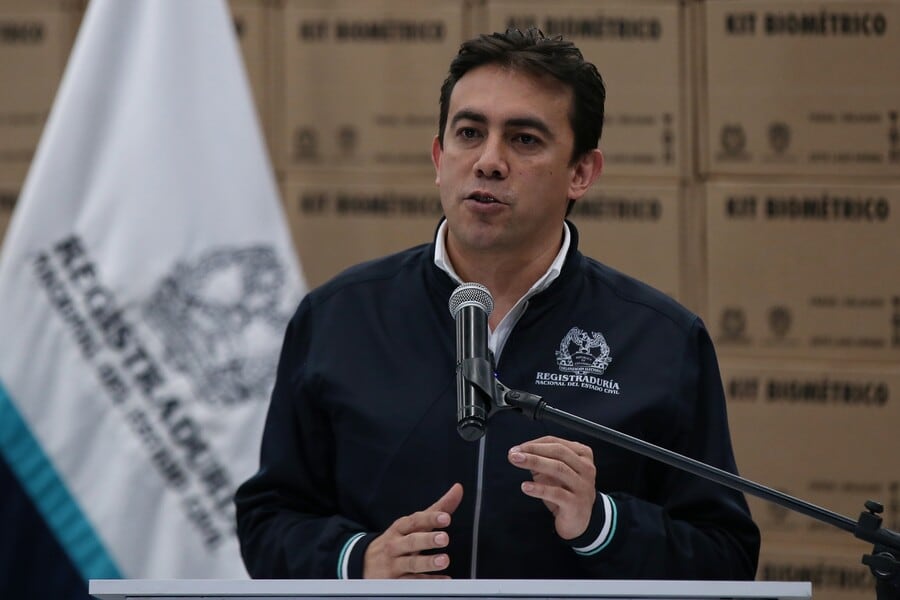Registrador Nacional, Alexander Vega. Foto: Colprensa.