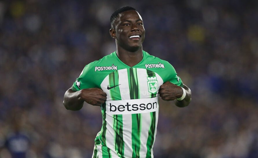 Marino Hinestroza, jugador de Atlético Nacional / Colprensa