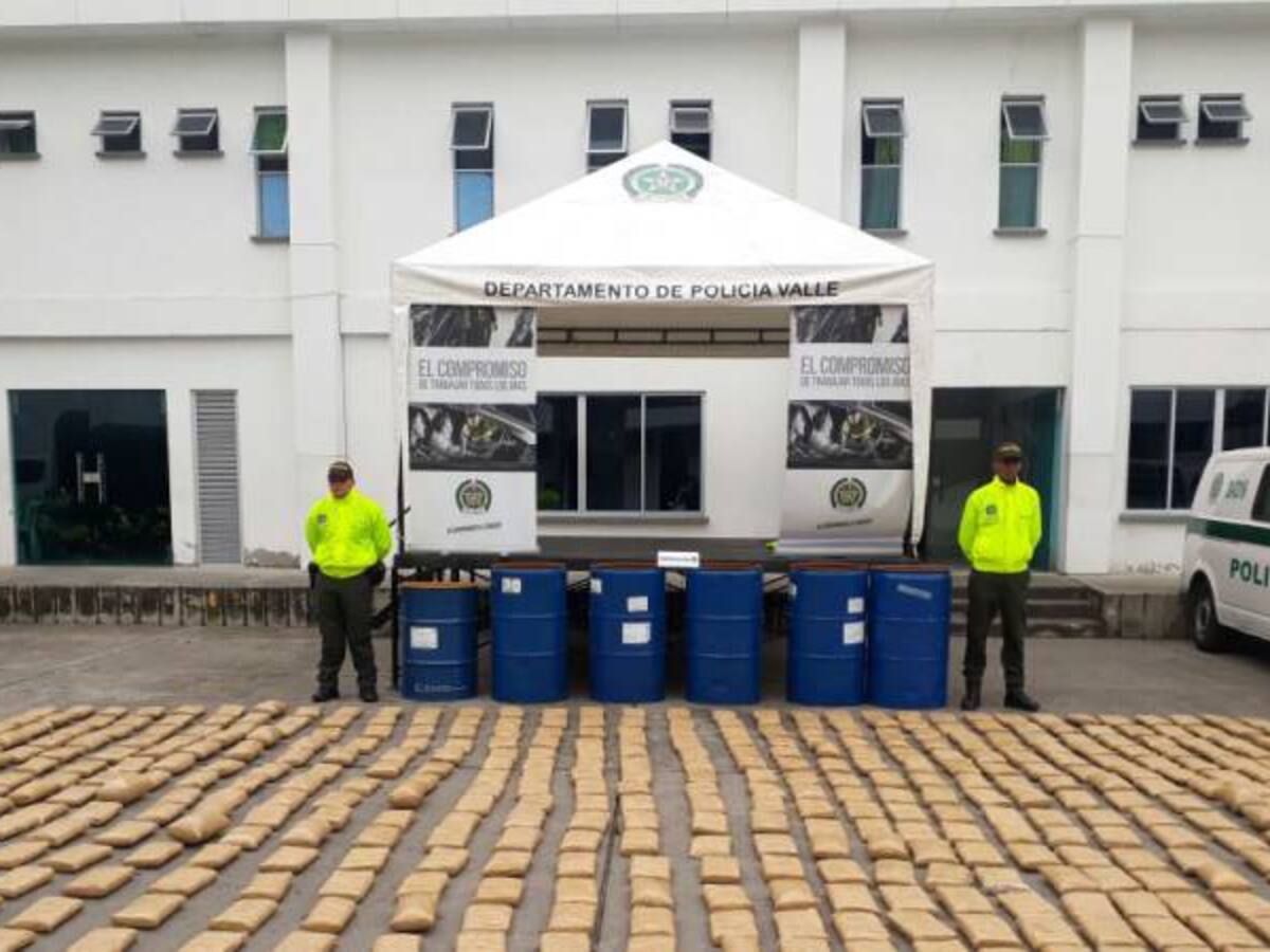 Incautan 320 kilos de marihuana en vías del Valle