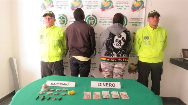 Vivienda construida por la Policía era utilizada para comercializar droga. Foto: Cortesía/ Policía de Caldas.