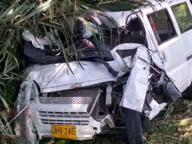 Accidente de tránsito en carreteras del norte del Tolima