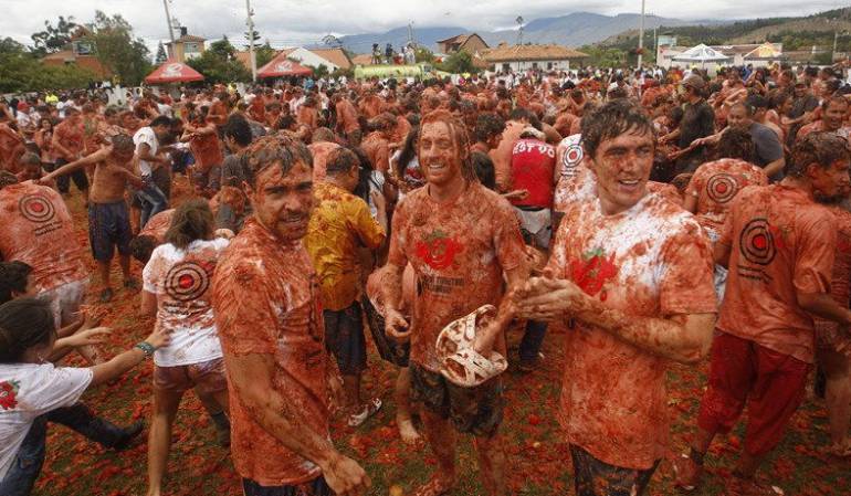 Sutamarchán cancela la Tomatina, pero se prepara para romper un récord Guinness