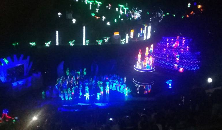 Alumbrado navideño Parque de la Vida de Armenia