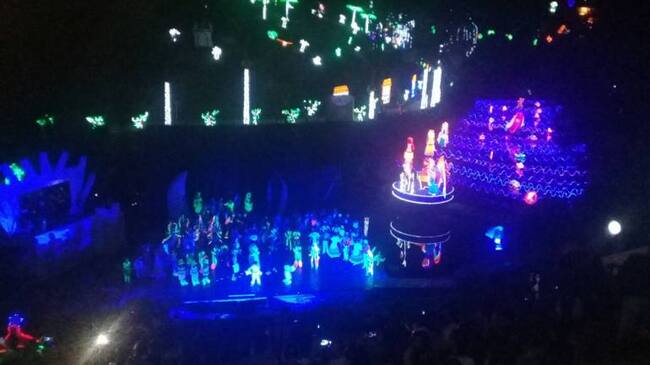 Alumbrado navideño Parque de la Vida de Armenia