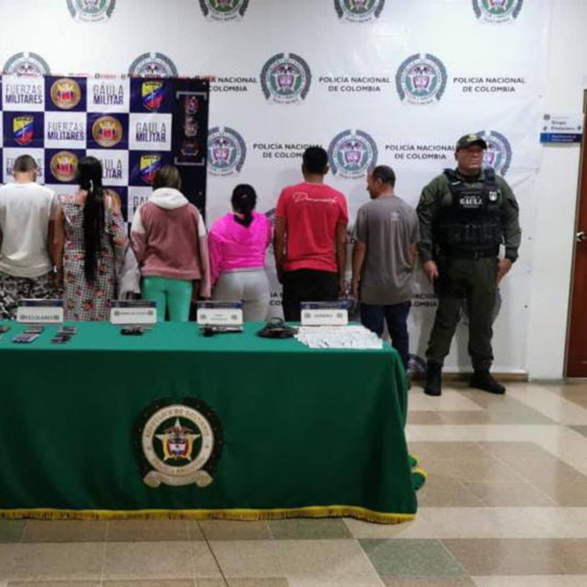 Desarticulan banda dedicada a la extorsión y tráfico de estupefacientes en Armenia