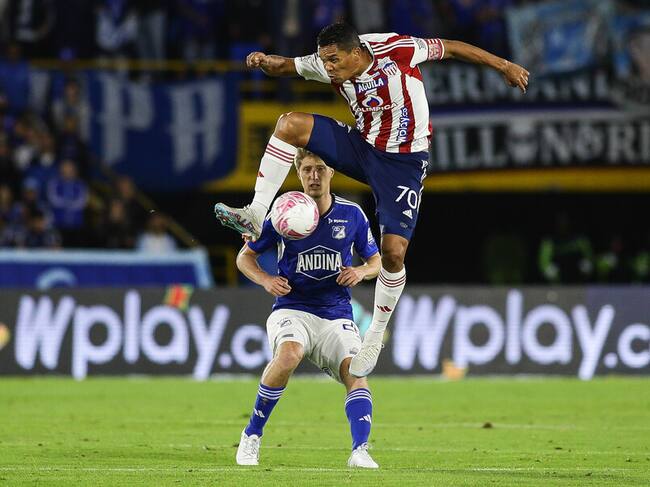 Millonarios - Junior de Barranquilla. Foto: Colprensa.