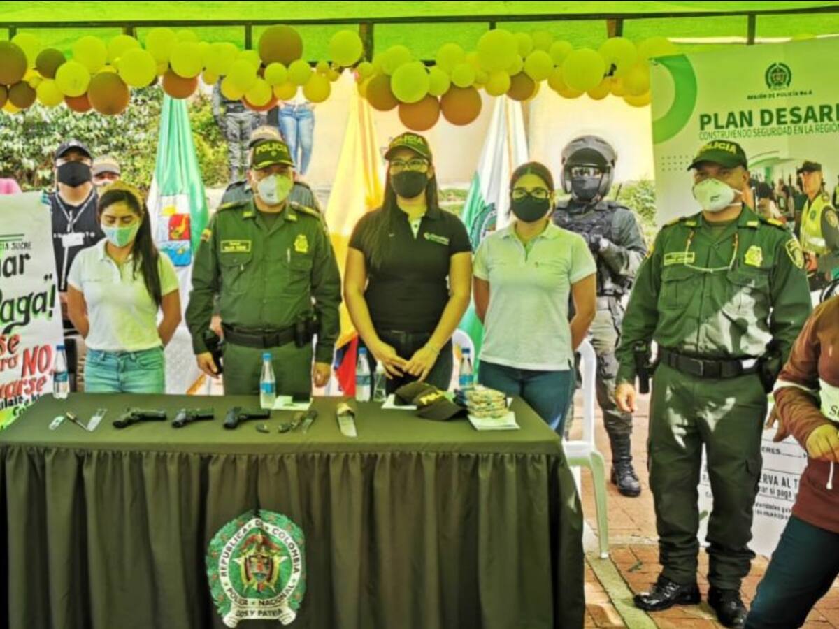 Más vale amarse que armarse: la campaña de la Policía en Sucre