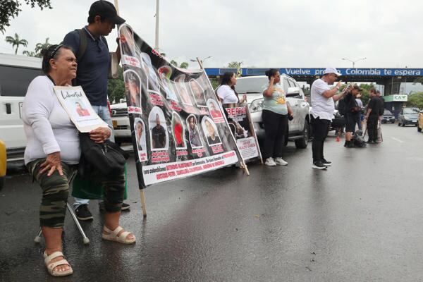 Familiares de presos en Venezuela. Foto EFE