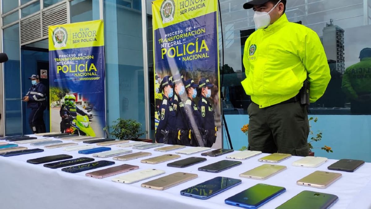 Cuatro mil celulares robados en lo corrido del 2021 han sido recuperados