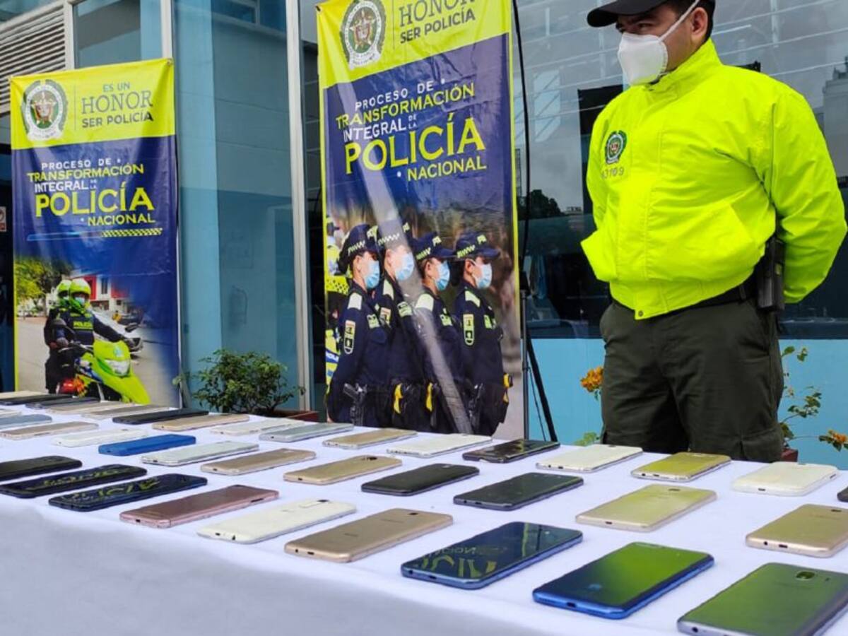 Cuatro mil celulares robados en lo corrido del 2021 han sido recuperados