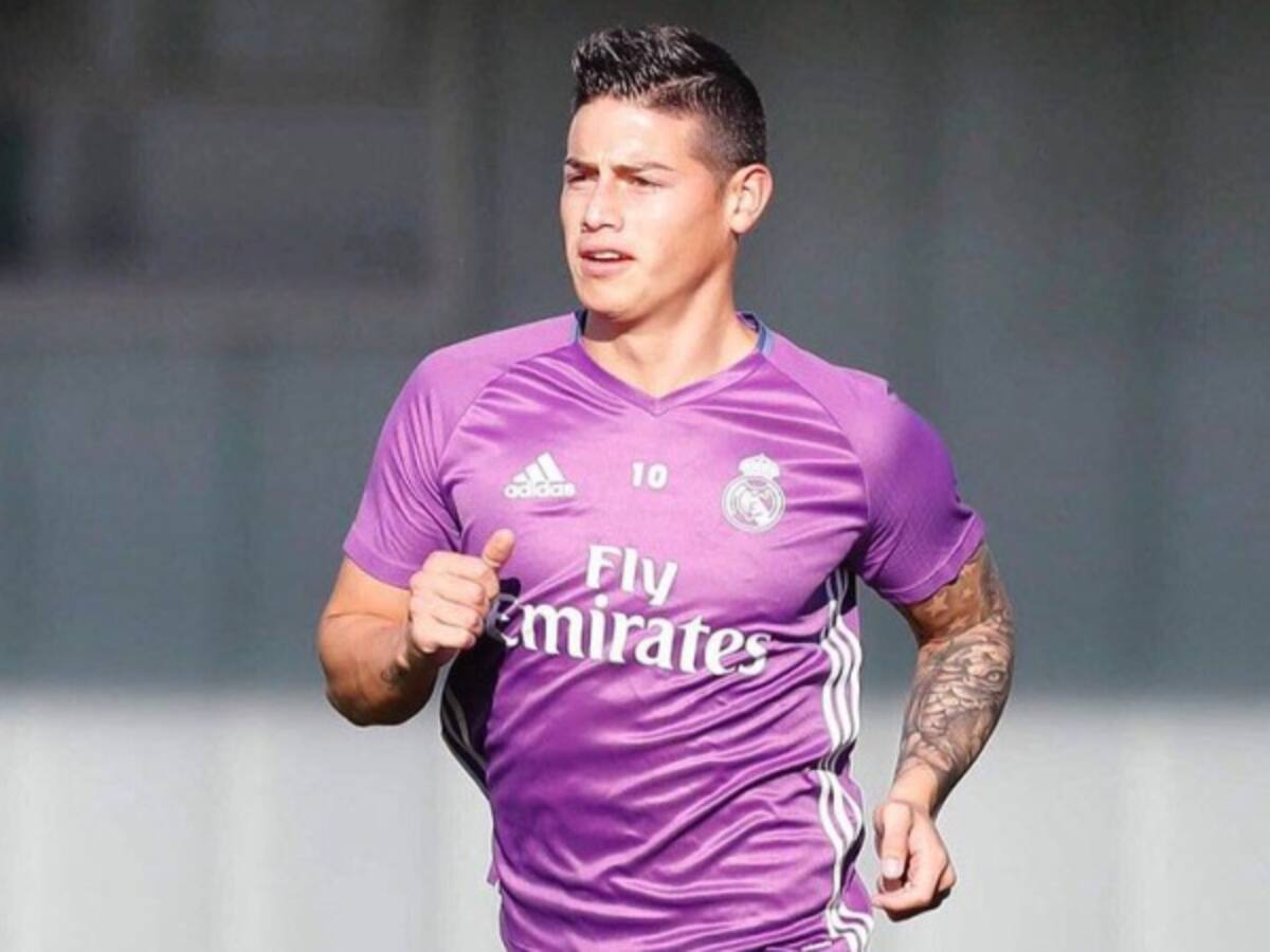 James Rodríguez ya realiza trabajos con el balón en el Real Madrid
