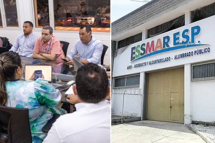 Inició el empalme para el regreso de ESSMAR al Distrito. FOTO: Alcaldía de Santa Marta